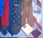Click to view larger image of Lot of 9 ~ NINE ~ Vintage Neck Ties TIE - Halston +++ (Image2)