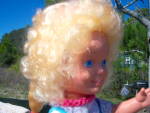 Click to view larger image of Playskool Dolly Surprise ~ HOLLY ~ Doll  1987 w/ Hair t (Image6)