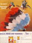 Click here to enlarge image and see more about item kep574: Walt Disney’s Savage Sam Headdress Movie Ad