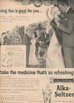 Click here to enlarge image and see more about item MH1097: Alka Seltzer ad 1955