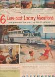 Click here to enlarge image and see more about item MH1103: Greyhound bus lines ad 1955
