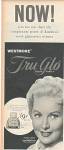 Click here to enlarge image and see more about item MH1410: Tru glo liquid makeup-RHONDA FLEMING  ad 1958