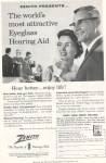 Click here to enlarge image and see more about item MH3314: Zenith Hearing aids ad 1957