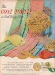 Click here to enlarge image and see more about item MH3774: Cone towels ad 1952
