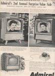 Click here to enlarge image and see more about item MH4154: Admiral television ad 1958