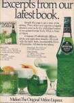 Click here to enlarge image and see more about item MH5428: Midori melon liqueur ad 1981