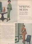 Click here to enlarge image and see more about item MH5673: Womens Suits worn by MODELS 1949
