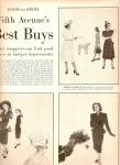 Click here to enlarge image and see more about item MH6332: 1947 Fifth Avenue's Best CLOTHES Models displayed