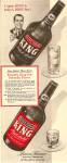 Click here to enlarge image and see more about item MH6398: King Red Label blended whisky ad 1948