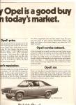 Click here to enlarge image and see more about item MH6764: Buick's Opel auo ad 1972