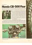 Click here to enlarge image and see more about item MH6790: Honda CB-500four ad 1971