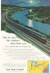 Click here to enlarge image and see more about item MH715: New York Central ad 1953