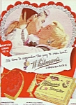 Click here to enlarge image and see more about item MH93-1: Whitman's sampler ad 1954