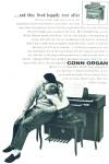 Click here to enlarge image and see more about item PJ406: Conn Organ ad - 1960