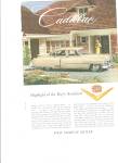 Click here to enlarge image and see more about item PJ454: Cadillac automobile ad 1952