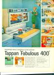 Click here to enlarge image and see more about item R1147: 1961 Tappan Fabulous 400 Hanging STOVE RANGE