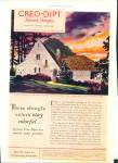 Click here to enlarge image and see more about item R1163: 1929 CREO-DIPT Stained SHINGLES AD ARTWORK