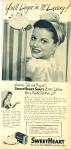 Click here to enlarge image and see more about item R2250: 1948 Sweetheart SOAP AD Woman in Shower