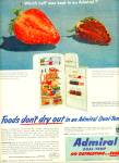 Click here to enlarge image and see more about item R2433: 1952 Admiral Dual-temp refrigerator AD