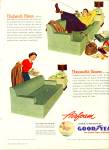 Click here to enlarge image and see more about item R2471: 1952 Goodyear Airfoam HUSBAND'S HAVEN AD FISH