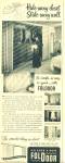 Click here to enlarge image and see more about item R2486: Foldoor  ad - 1952