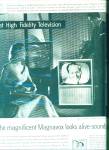 Click here to enlarge image and see more about item R3225: Magnavox television ad - Man Woman watching Art