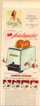 Click here to enlarge image and see more about item R3499: Toastmaster  toaster ad -  1952