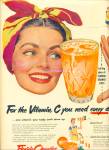 Click here to enlarge image and see more about item R4070: Florida Oranges ad -  1953