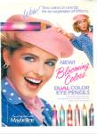 Click here to enlarge image and see more about item R4442: 1986 Maybelline BLOOMING COLORS AD