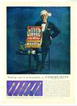Click here to enlarge image and see more about item R4653: Community silverplate ad - 1957