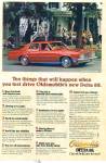 Click here to enlarge image and see more about item R7474: Oldsmobile Delta 88 ad -   1977