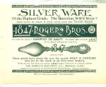 Click here to enlarge image and see more about item R7780: Roger Bros Silverware   1893 Ad Orange Spoon