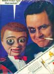 Click here to enlarge image and see more about item R8001: 1965 Tareyton Cigarette AD Ventriloquist