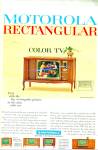 Click here to enlarge image and see more about item R8632: 1965 Motorola Rectangular Color Television TV