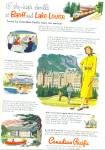 Click here to enlarge image and see more about item R8656: 1952 Canadian Pacific TRAIN AD MONAHAN ART