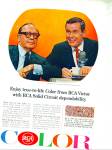 Click here to enlarge image and see more about item R8864: RCA Color  JACK BENNY 7 JOHNNY CARSON ad