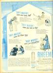 Click here to enlarge image and see more about item Z10680: 1947 -Rheem water softener  ad