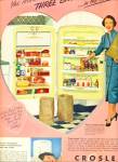 Click here to enlarge image and see more about item Z11417: 1953 - Crosley Shelvador refrigerator ad