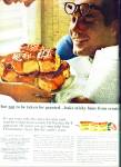 Click here to enlarge image and see more about item Z1543: Fleischmann's yeast ad 1965 STICKY BUNS