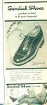 Click here to enlarge image and see more about item Z1752: Sundial shoes for men ad 1953