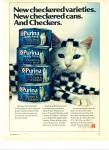 Click here to enlarge image and see more about item Z1985: Purina cat food in the cans ad 1971