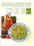 Click here to enlarge image and see more about item Z2096: Del Monte Sweet peas ad 1965