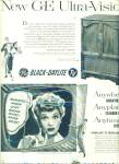 Click here to enlarge image and see more about item Z3793: General Electric television - LUCILLE BALL