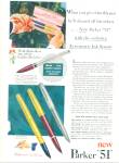 Click here to enlarge image and see more about item Z5366: Parker "51" pens ad 1950