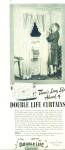 Click here to enlarge image and see more about item Z6340a: Double life curtains ad 1942