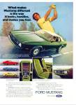 Click here to enlarge image and see more about item Z6490: Ford Mustang  ad 1973 Many Different Models