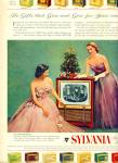 Click here to enlarge image and see more about item Z6657: Sylvania radio and television ad 1952