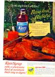 Click here to enlarge image and see more about item Z6745: Karo syrup ad 1963
