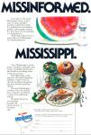 Click here to enlarge image and see more about item Z6968: Missinformed Mississippi ad 1976