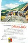 Click here to enlarge image and see more about item Z9373: 1958 - California Zephyr ad